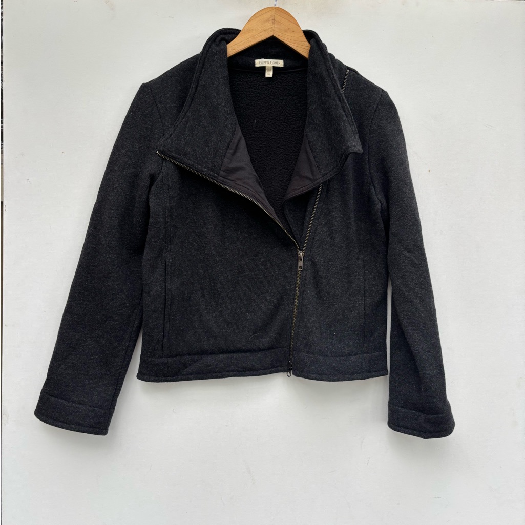 Eileen Fisher Moto Zip Jacket